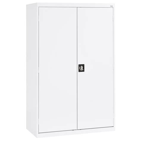 elite series steel freestanding storage white cabinet in white|sandusky elite garage cabinet.